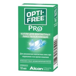 Капли для ухода за контактными линзами, Opti-Free (Опти-фри) 10 мл Про увлажняющие