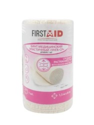 Бинт эластичный компрессионный Firstaid Унга-СР средней растяжимости р. 1.5мх8см