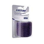 Бинт эластичный, Luxsan (Люксан) р. 6смх4м 1 шт самофиксирующийся на полипропиленовой основе фиолетовый