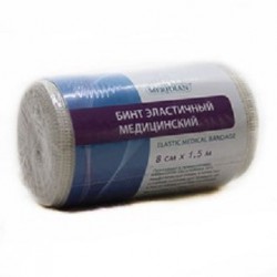 Бинт эластичный Меридиан р. 1.5мх8см