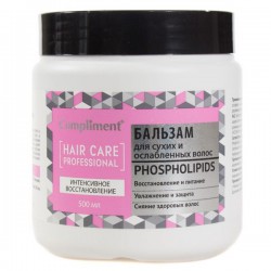 Бальзам Compliment Фосфолипиды Интенсивное восстановление для сухих и ослабленных волос 500 мл
