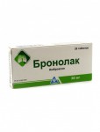 Бронолак, таблетки 30 мг 20 шт